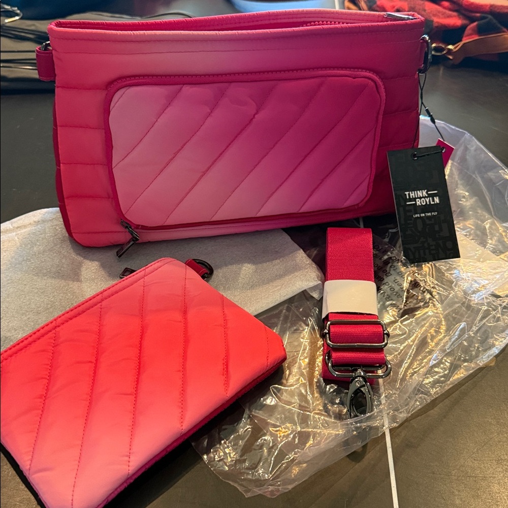 THINK ROYLN Pink Crossbody Bag